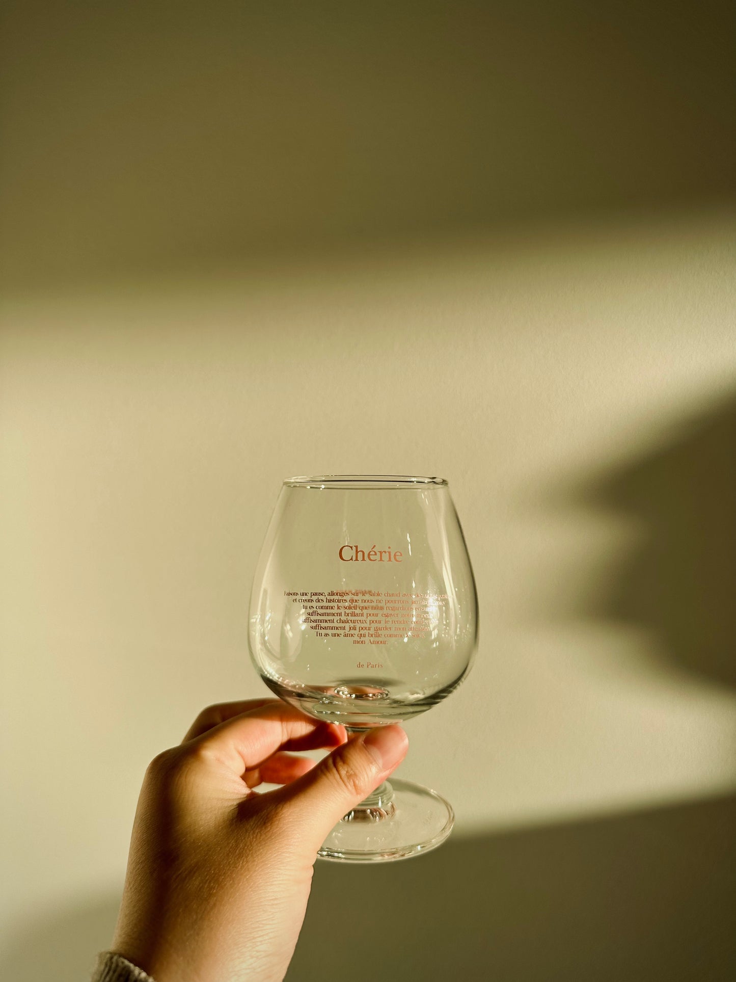 Haus Haus x Hôtel827 Chèrie Wine Glass (Pink)