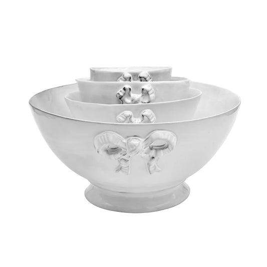 Carron Paris Marie-Antoinette Footed Bowls, available in multiple sizes.