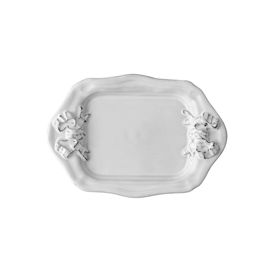 Marie-Antoinette Ribbon Rectangular Platter 18x12cm