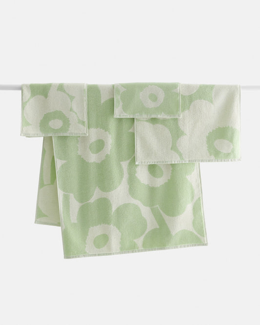 Unikko Mini Towel 30x30cm (Off White, Sage)