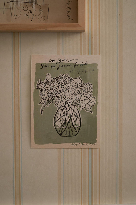 Roses and Kisses Postcard