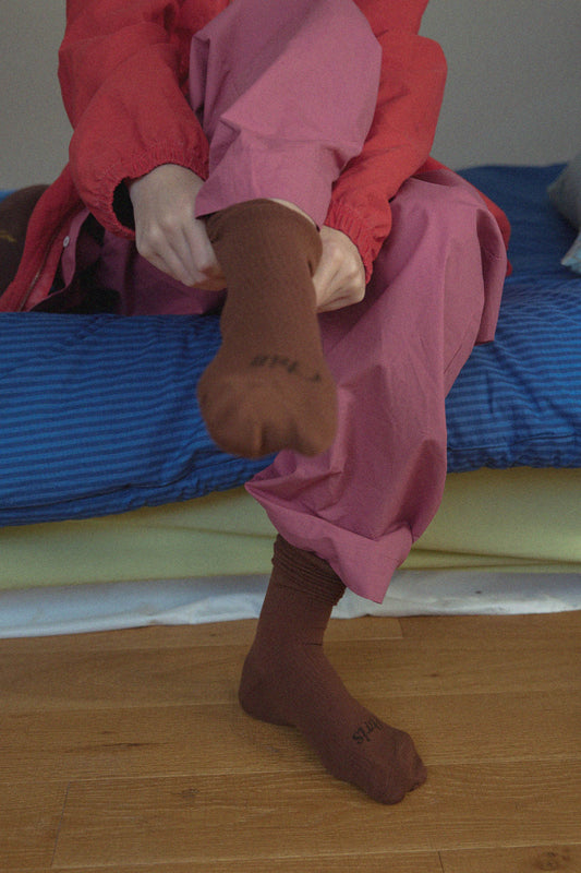 Paris Chill Socks (Cocoa)