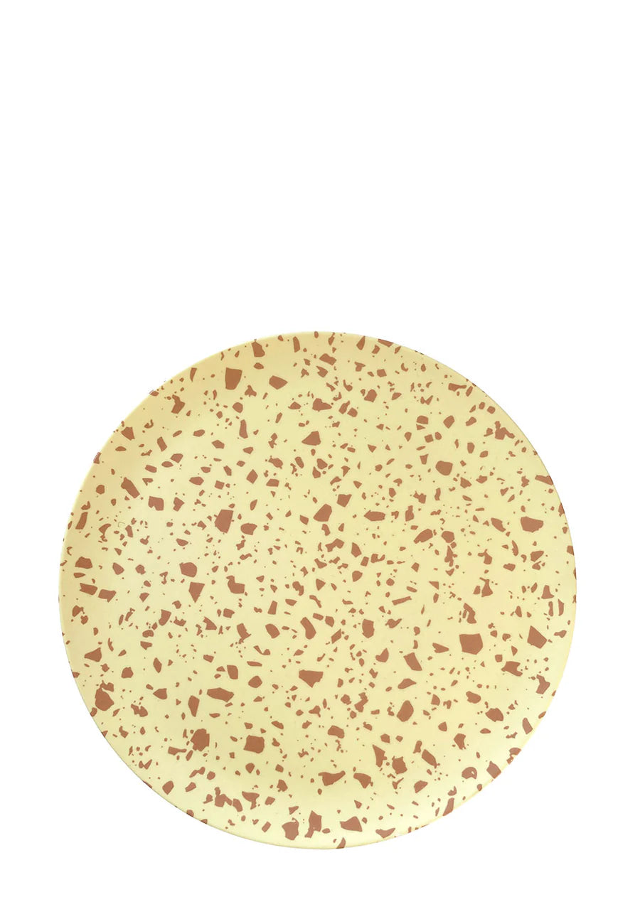 Terrazzo Yellow Side Plate 20cm
