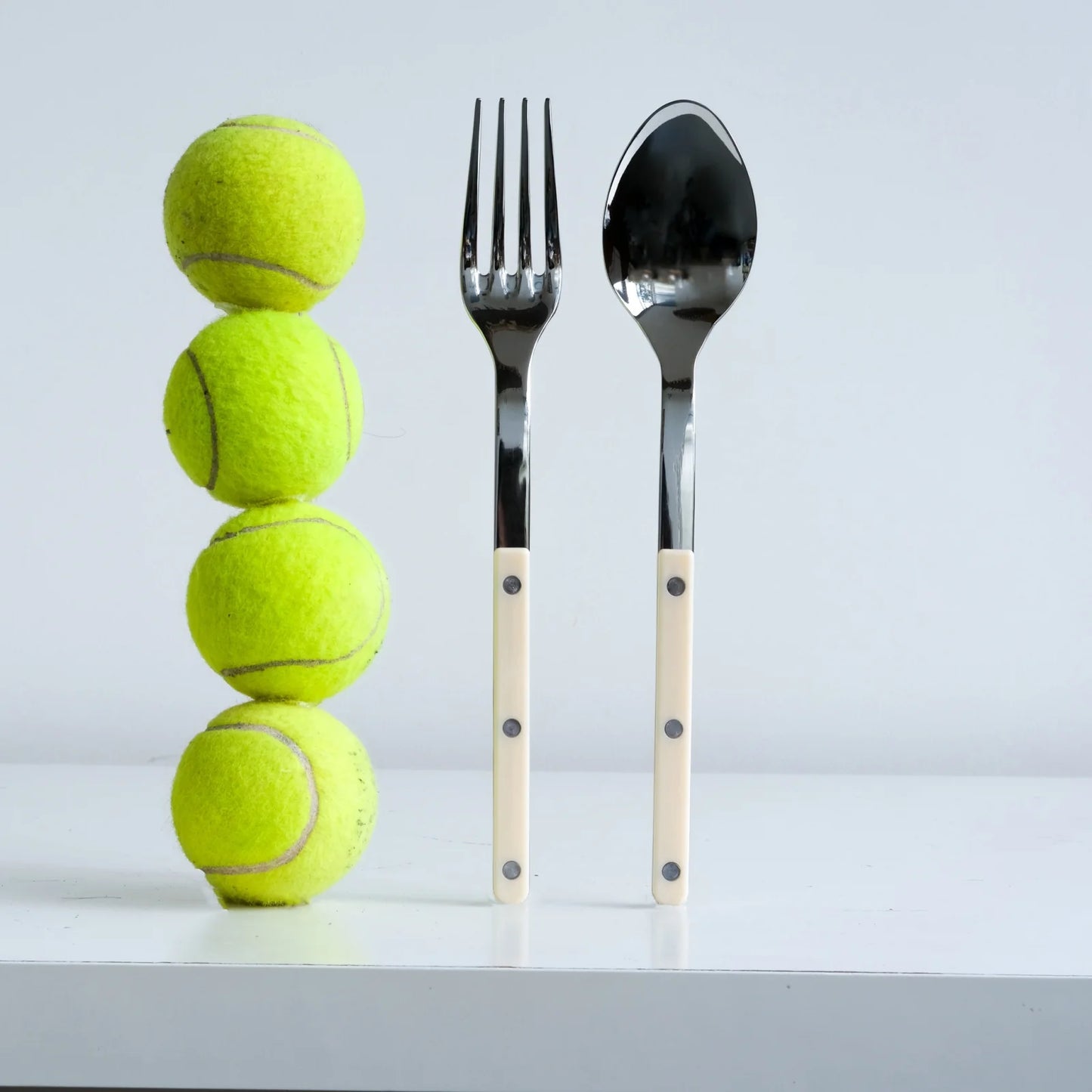 Bistrot Shiny Solid Cutlery - Ivory