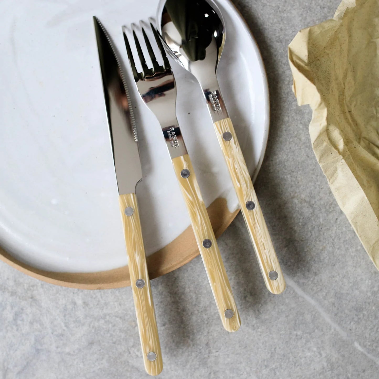 Bistrot Horn Cutlery - Faux Horn