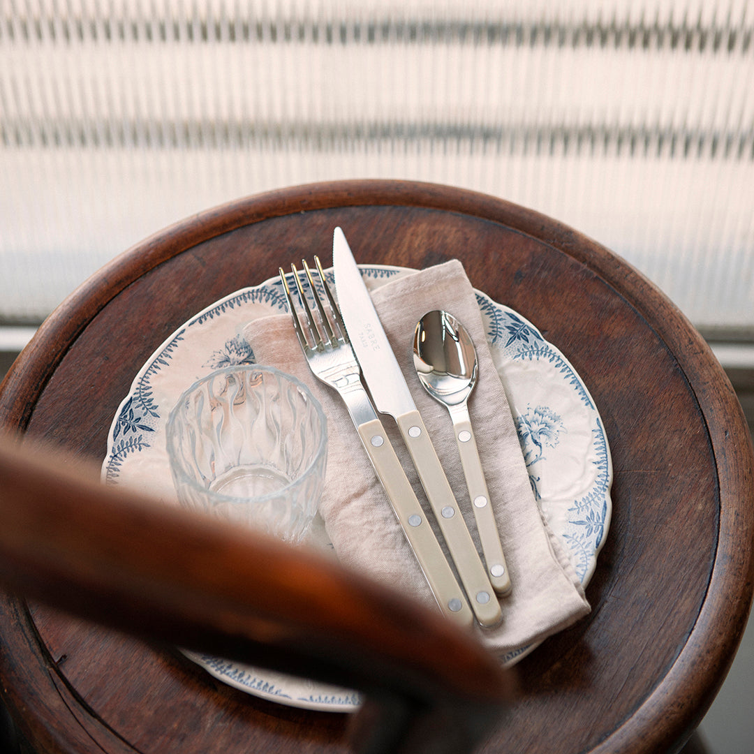 Bistrot Shiny Solid Cutlery - Light Kaki