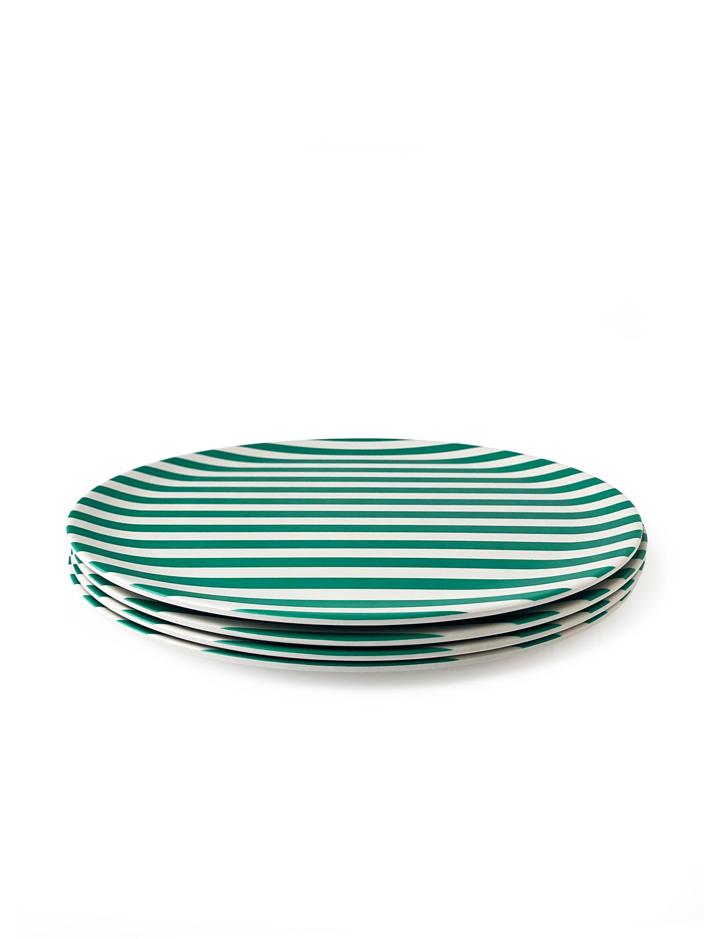 Green Stripe Dinner Plate 25cm