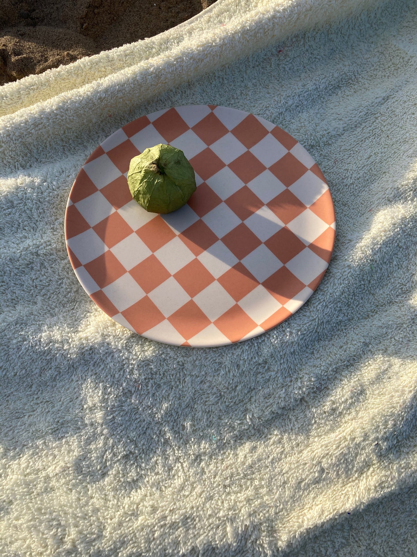 Coco Check Side Plate 20cm