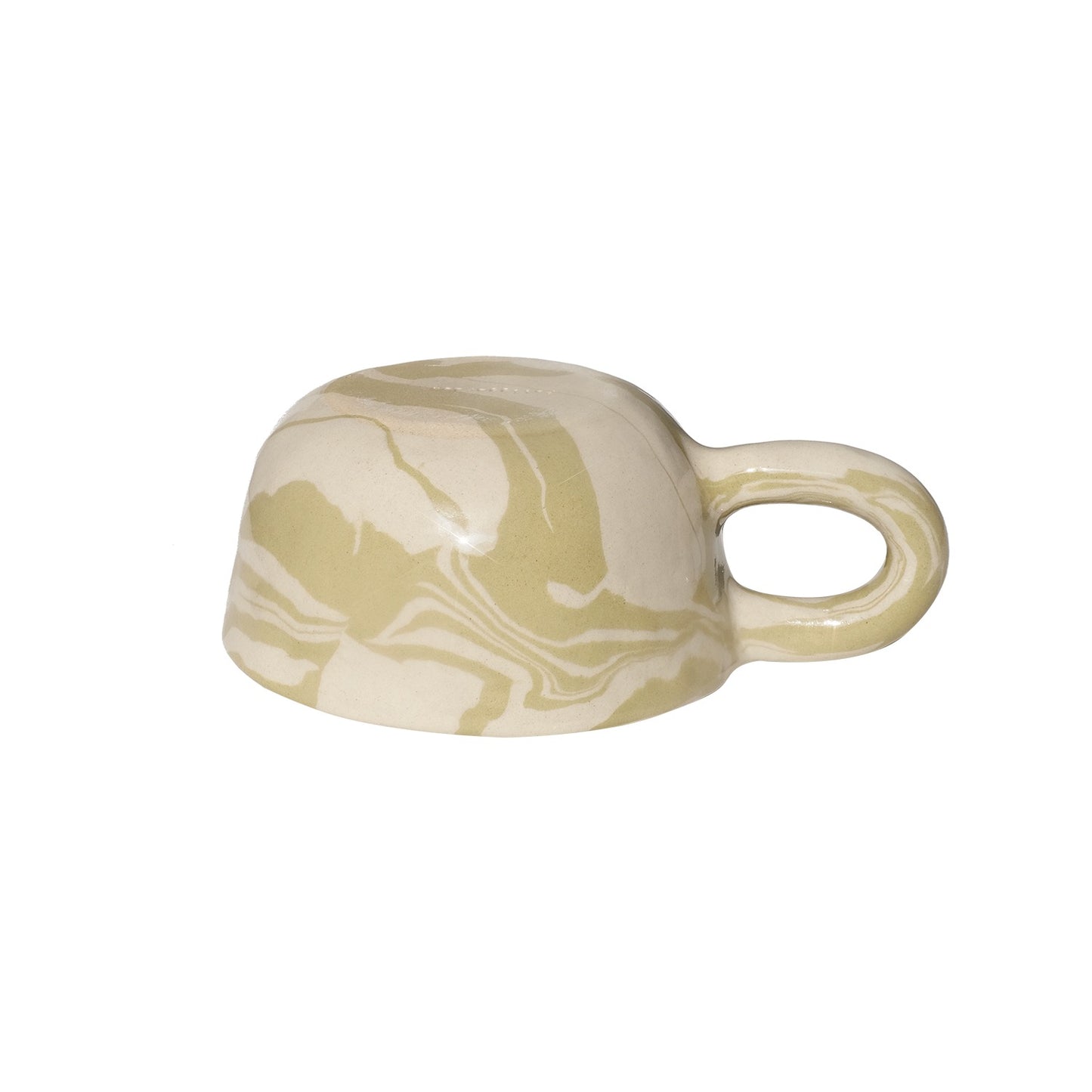 Latte Mug Marble Olive 260ml