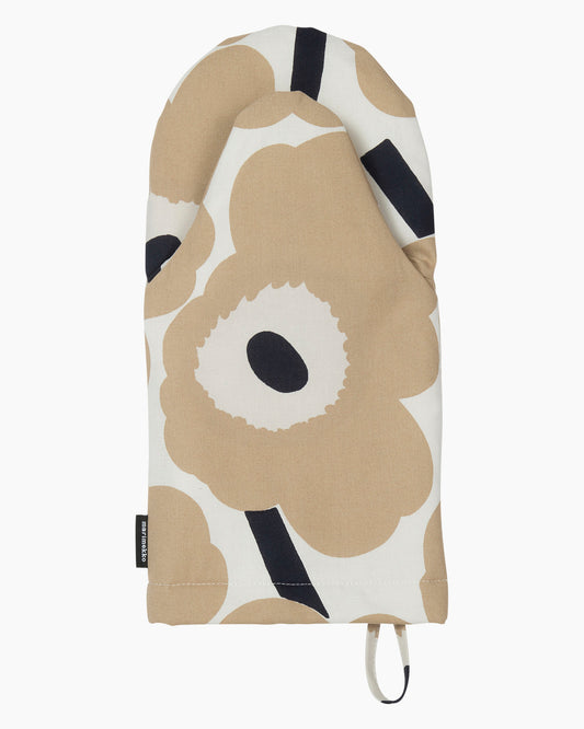 Pieni Unikko Oven Mitten (Off-White, Beige, Dark Blue)
