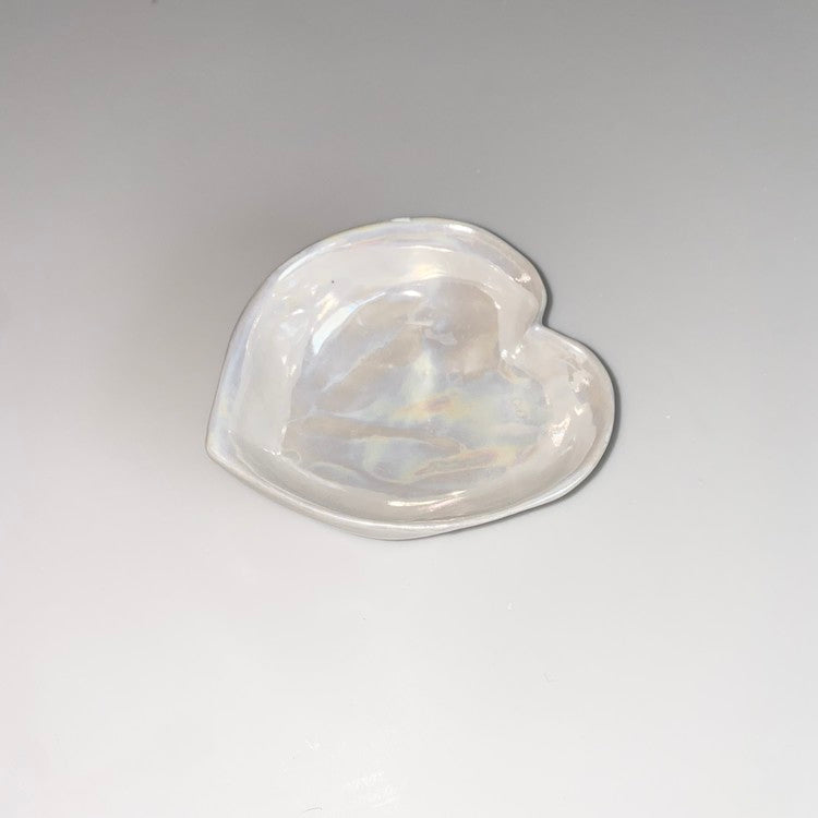 Small Heart Dish Pearl