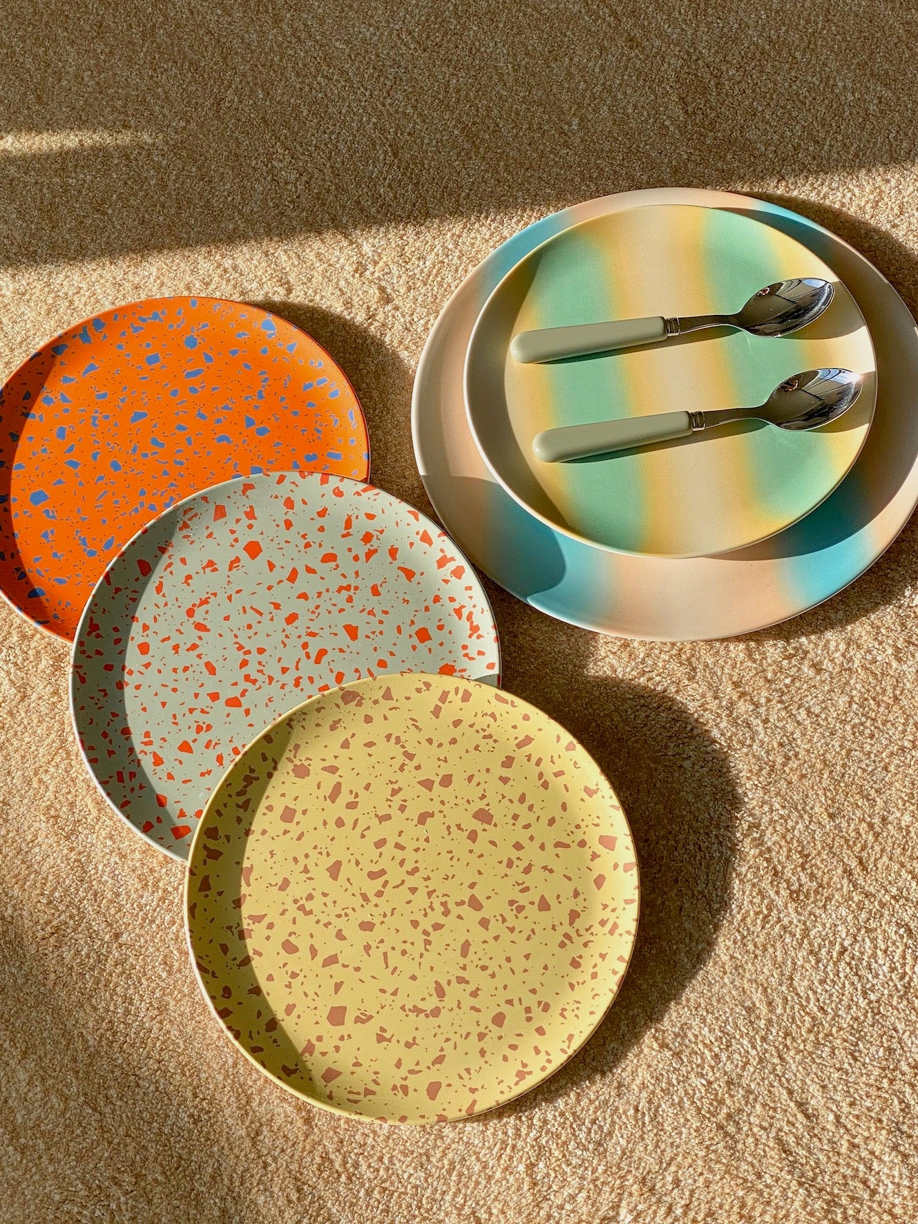 Terrazzo Yellow Side Plate 20cm
