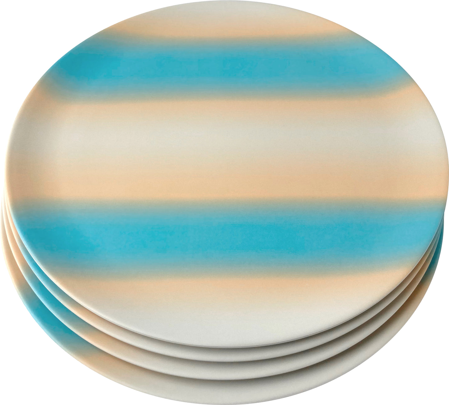 Soft Stripe Blue Dinner Plate 25cm