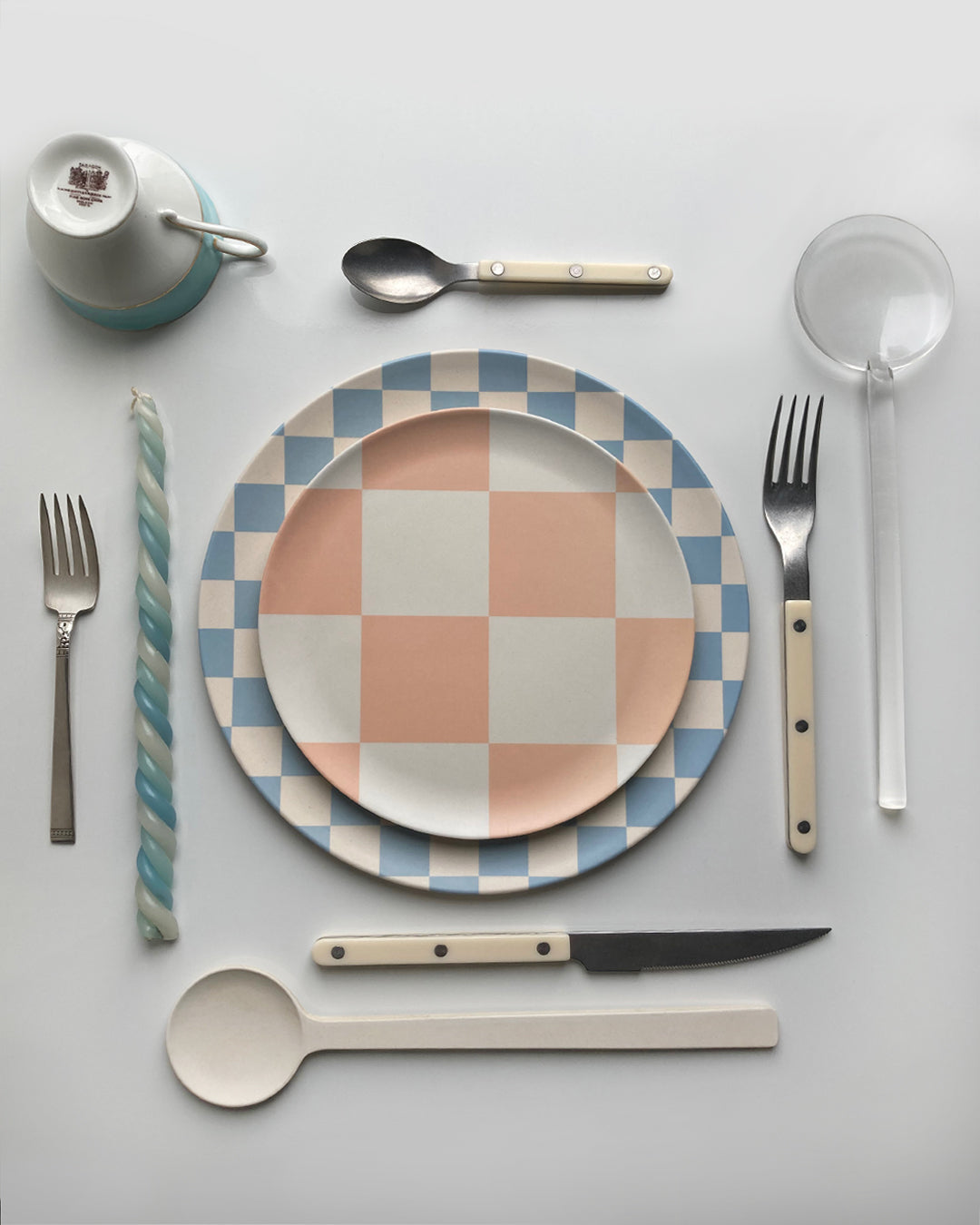 Check Side Plate 20cm