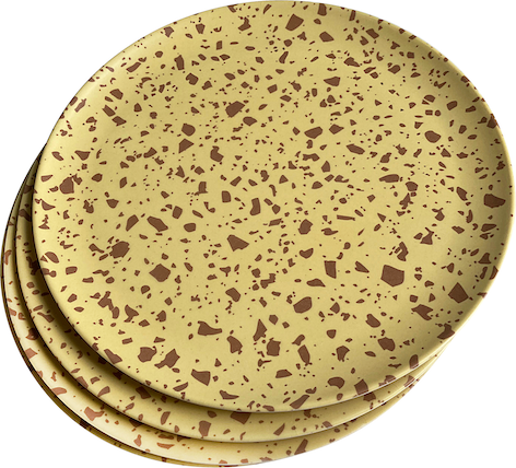 Terrazzo Yellow Side Plate 20cm