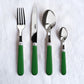 Flat-layered Sabre Paris Pop Unis 4 piece set in Green. 