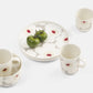 Oiva Unikko Plate 20cm (Grey, Red, White, Yellow)
