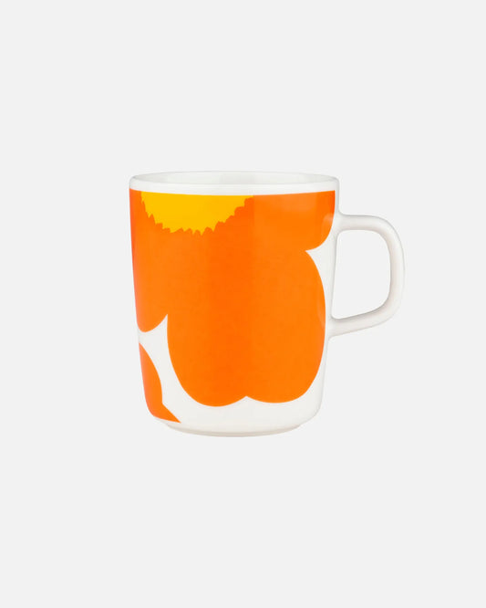 Oiva / Iso Unikko 60th Anniversary Mug 250ml (White, Orange, Yellow)