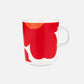 Oiva / Iso Unikko 60th Anniversary Mug 250ml (White, Red)