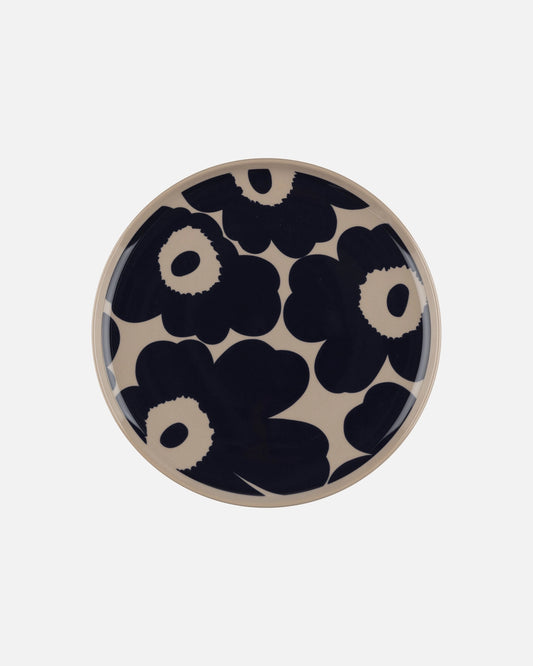 Oiva / Unikko Plate 20cm (Terra, Dark Blue)