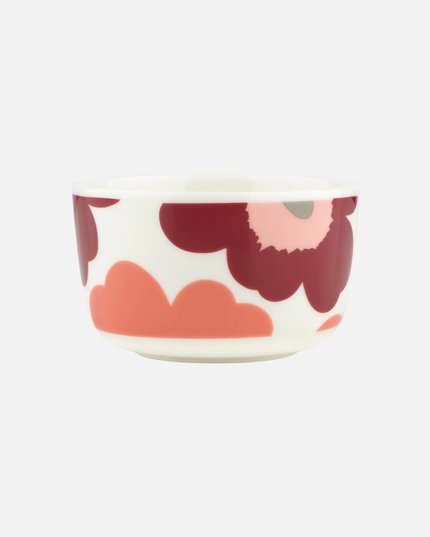 Oiva / Unikko Bowl 250ml (White, Dark Cherry, Salmon Red)