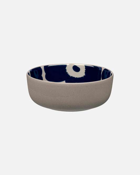 Oiva / Unikko Bowl 400ml (Terra, Dark Blue)