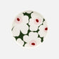 Oiva / Unikko Plate 20cm (White, Dark Green, Light Pink)