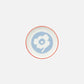 Unikko Plate 13.5cm (White, Light Blue, Orange Red)