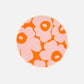 Oiva / Unikko Plate 20cm (White, Pink, Orange)