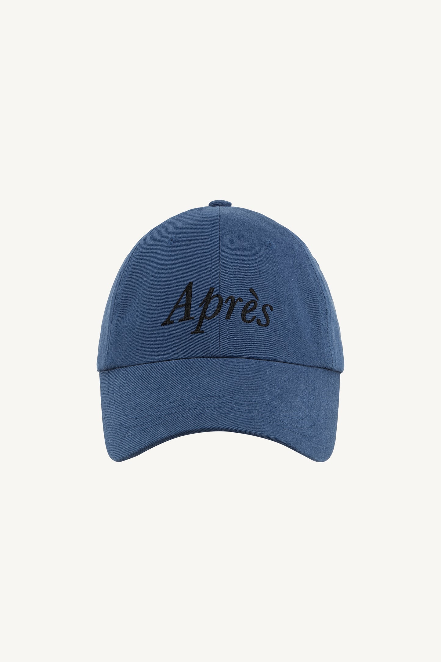 HÔTEL827 Sun Kissed Blue bio-washed cotton baseball cap with embroidered typography