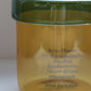 Close-up of HÔTEL827 Overhaze Vanilla mouth blown borosilicate glass jar container with lid
