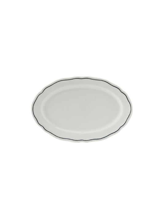 Charleston Blue Band Oval Platter (Multiple Sizes)