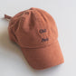 Easy-Peasy Corduroy Baseball Cap (Terracotta)