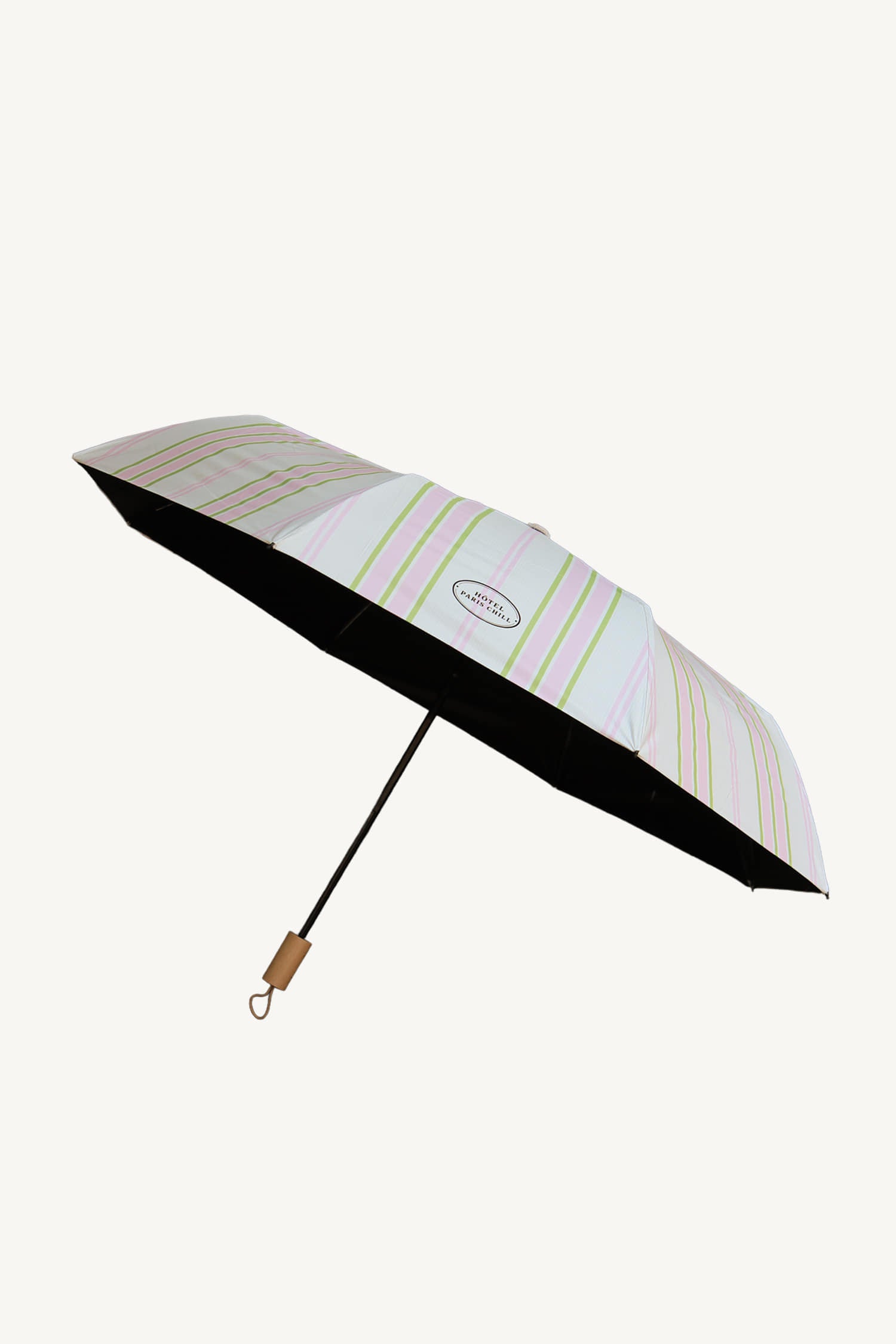 HÔTEL827 Overhaze UV blackout umbrella parasol in lilac purple with French typography