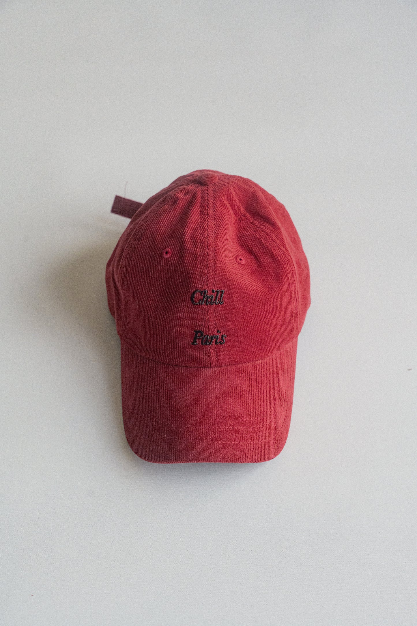 Easy-Peasy Corduroy Baseball Cap (Chilli)