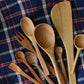 Studio M Kurinoki Japanese natural chestnut wood spoons and forks cutlery collection