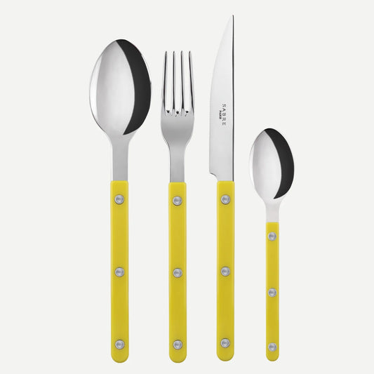 Bistrot Shiny Solid Cutlery - Yellow