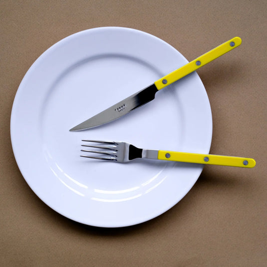 Bistrot Shiny Solid Cutlery - Yellow