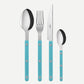 Bistrot Shiny Solid Cutlery - Turquoise
