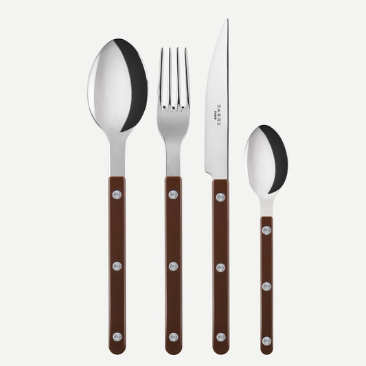 Bistrot Shiny Solid Cutlery - Chocolat