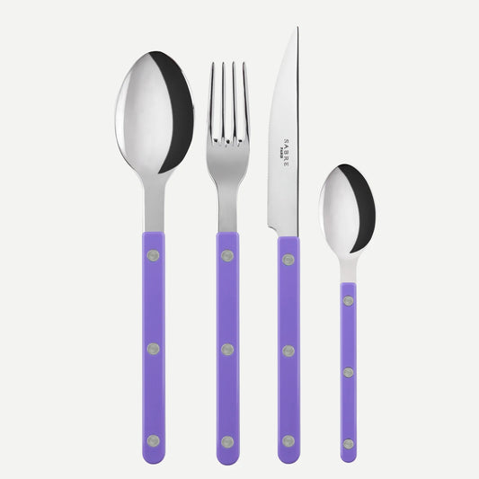 Bistrot Shiny Solid Cutlery - Mauve