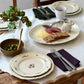 Studio M' Rosier Plate 24cm in a warm, subtle beige glaze, paired with 20cm plate in a table setting.