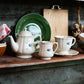 Studio M Early Bird collection on a kitchen shelf. 