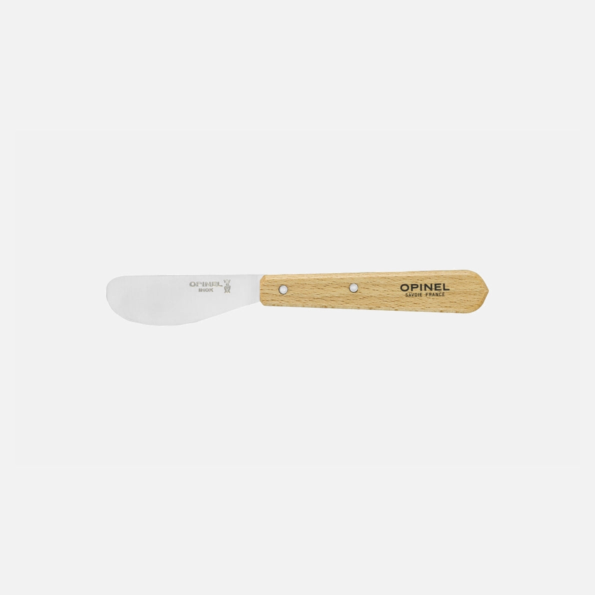 Opinel N117 spreading butter knife with natural wooden handle