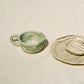 Latte Mug Marble Sage 260ml