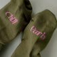 Paris Chill Socks (Olive)