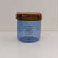 HÔTEL827 Overhaze Blue mouth blown borosilicate glass jar container with lid