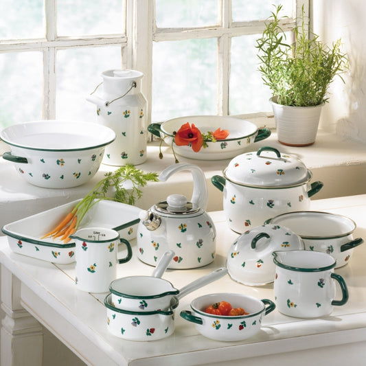 Riess Gmundner Scattered Flowers Jug with Spout 0.75L