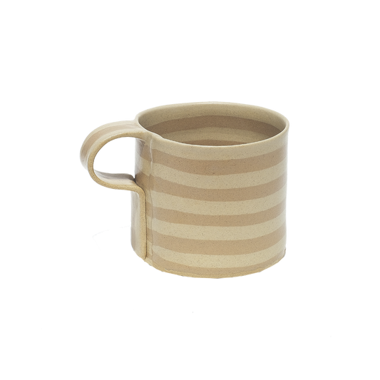 Paper Mug Stripe Oat 360ml