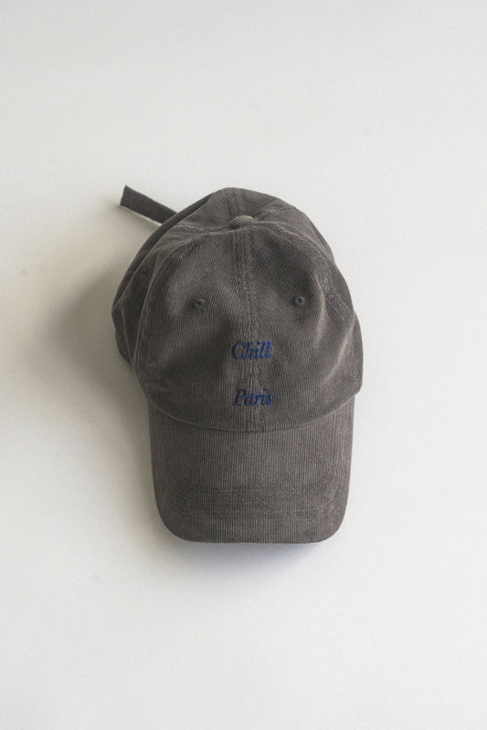 Easy-Peasy Corduroy Baseball Cap (Grey)